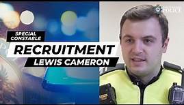 Special Constable recruitment - Lewis Cameron