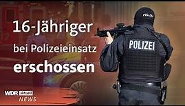 Polizei erschießt 16-Jährigen bei Messerangriff in Dortmund | WDR aktuell