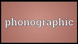 Phonographic Meaning