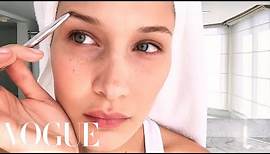 Bella Hadid’s Jet-Lag Beauty Guide | Beauty Secrets | Vogue