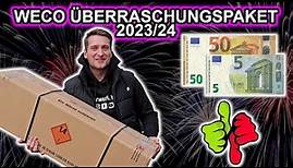 WECO 55€ ÜBERRASCHUNGSPAKET 2023 | Unboxing mit Preisen | Bewertung