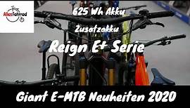 Giant E-Bike Neuheiten 2020 E-MTB - Reign E+ mit Dual Battery, 625 Wh Akku, Automatik |Alles Fahrrad