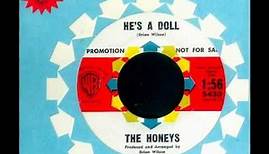 Honeys - HE'S A DOLL (Gold Star Studios) (Wrecking Crew) (1964)