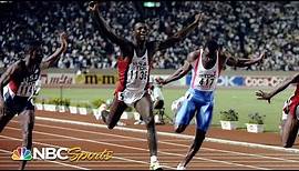 Carl Lewis breaks 100m world record at 1991 World Championships | NBC Sports