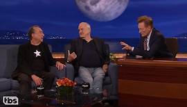 John Cleese jokes with Conan & Eric Idle about his ex-wives