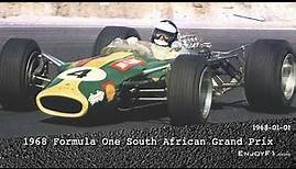 1968 F1 South African Grand Prix Line Racing