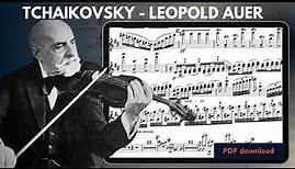 Tchaikovsky - Leopold Auer: Violin Concerto Edits