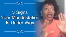 3 Signs That Your Manifestation Is Under Way | AllisonPhillips.TV