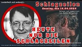 Schlagzeilen, Sonntag, den 14.04.2024 - heute nur als Linkliste