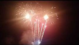 Flammender Scharmützelsee Feuerwerk auf dem See Pyro Event Fest Bad Saarow nach der Lasershow T. 7/9
