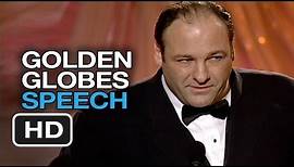 James Gandolfini Acceptance Speech - Golden Globes (2000) - Awards Show HD