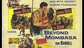 Cornel Wilde, Donna Reed & Christopher Lee in "Beyond Mombasa" (1956)