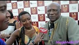Barbara Eve Harris, Louis Gosset Jr at Middle of Nowhere Red Carpet Los Angeles Film Festival