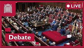 Support for families and households: live House of Lords debate