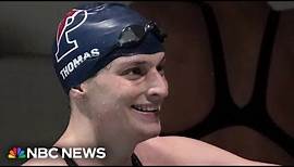 Swimmer Lia Thomas challenging new rules that ban trans women from top competitions