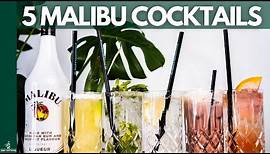 Cocktails mit MALIBU 🥥 I (Schnell+Einfach)