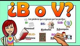 📚 USO DE LA B Y DE LA V 👉 ¿Cuándo se usa la B y la V? 👉Reglas de ortografía