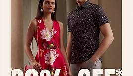 Ted Baker - Enjoy 30% off* everything in-store and online....