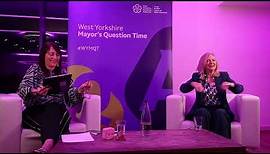 Tracy Brabin in conversation at West Yorkshire Mayor's Question Time | Halifax | Feb 2024