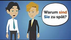 Deutsch lernen | Chef, ich war.. | Wortschatz: Arbeit | Wichtige Verben