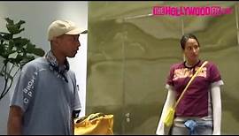 Pharrell Williams & Helen Lasichanh Go Shopping At Celine On Rodeo Dr. In Beverly Hills 8.23.16