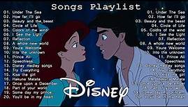 Disney Music Collection 2024 🍭 Disney Album 100 Years Anniversary 🎶 Under The Sea , How far I'll go