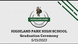 Highland Park High School 2023 Graduation