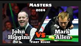 John Higgins vs Mark Allen - Masters Snooker 2024 - First Round Live