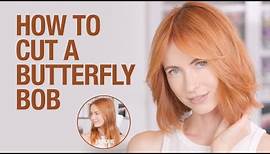 How to Cut a Butterfly Bob | Short Butterfly Cut Hair Cutting Tutorial | Kenra Professional