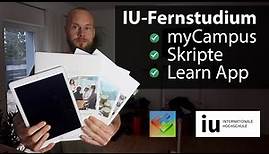 IU-Fernstudium: Ich zeige Onlinecampus, Skripte & Learn App (2022)