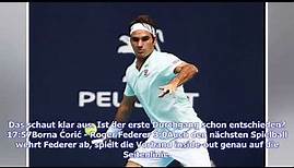 VIDEO: Liveticker Borna Ćorić - Roger Federer (Internazionali BNL d'Italia 2019, Achtelfinale)