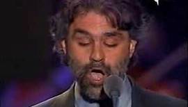 blind singer ( the famos Andrea Bocelli )