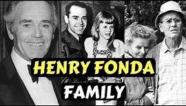 Actor Henry Fonda Family Photos with Wife, Daughter Jane Fonda, Children Peter Fonda