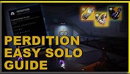 Perdition easy solo Legend lost sector guide - Season 23