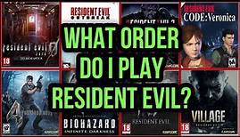 Chronological Order of Resident Evil! | Resident Evil Timeline (1998-2021)