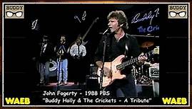 John Fogerty - Buddy Holly Tribute Medley 1988 PBS