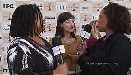 Adele Romanski interview at the 2011 Film Independent Spirit Awards Arrivals Show