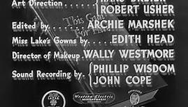 This Gun For Hire (1942) Alan Ladd, Veronica Lake, Robert Preston, Laird Cregar