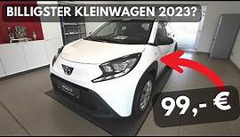 BILLIGSTER KLEINWAGEN EUROPAS: Toyota Aygo X 2023 für 99,- € im Monat!