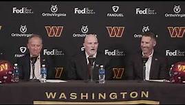 PRESS CONFERENCE: Welcome Head Coach Dan Quinn! | Washington Commanders