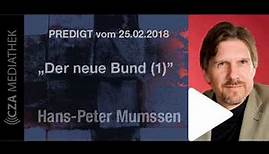 Hans-Peter Mumssen: Der neue Bund (1)