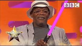 Why Samuel L. Jackson has a purple light sabre | The Graham Norton Show - BBC