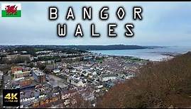 Bangor City in Gwynedd, Wales | Bangor University and Cathedral 4K Walking Tour