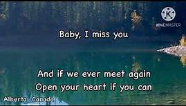 Baby I miss you by Chris Norman (with lyrics)