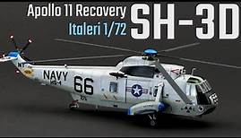 Sikorsky SH-3D Sea King Apollo Recovery 1/72 Italeri 1433 Full Build Video | RWO Models