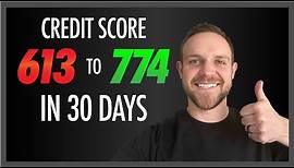 INCREASE Your Credit Score in 30 Days | How to Increase Your Credit Score