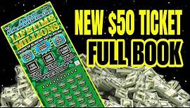 💰 NEW $50 LIFETIME MILLIONS LOTTERY TICKET - FULL BOOK - MASS LOTTERY