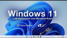 WINDOWS 11 kommt! LIVE-Kommentar zum Microsoft Event