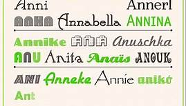 Herzlichen Glückwunsch zum Namenstag, Anna!