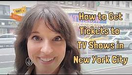 NYC TV Show Tickets | How to Get Them